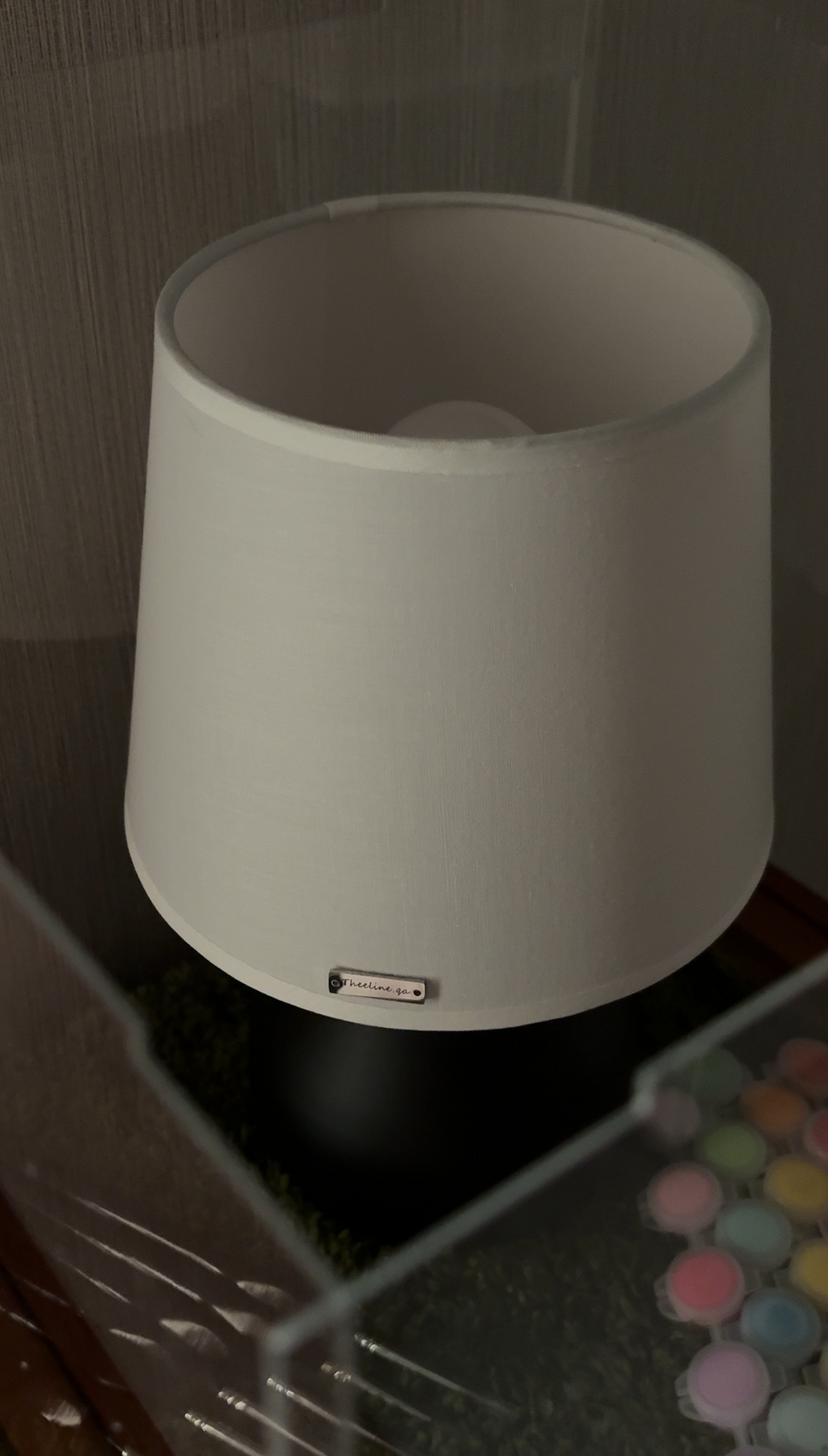 Art on the lampshade